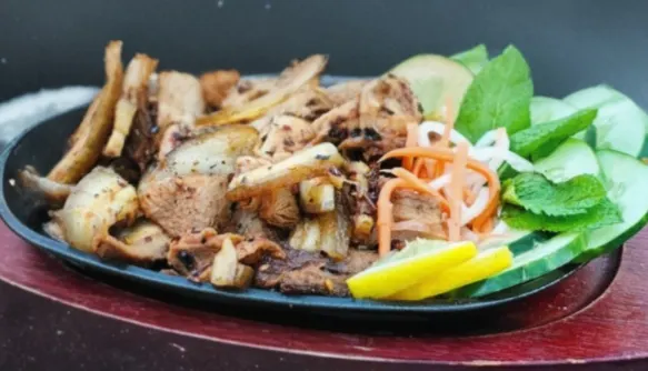 Sizzling Wild Boar w/ Lemongrass and Pepper