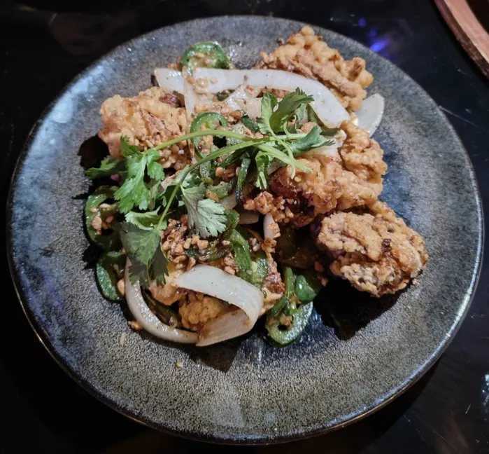 Soft Shell Crabs with Honey Walnut